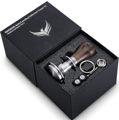 #ad Spring Loaded Coffee Espresso Tamper 58.3mm Wood Handle 20 25 30lb Pressure $32.00