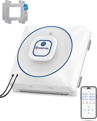 Fensterreiniger Fensterputzer Roboter 8000Pa 15-fach Absturzsicherung Auto-Spray