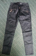 Stagsto -  Damen Hose / sexy Hose in Lederoptik / schwarz Gr. M 36 - Neu