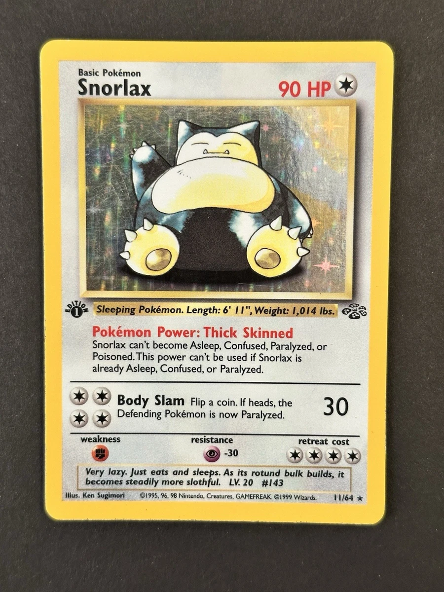 Snorlax 11/64 Jungle for sale | eBay