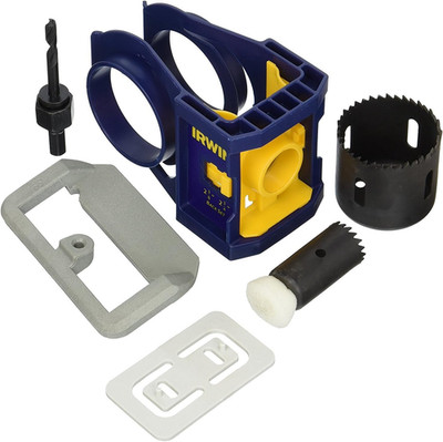 Door Lock Installation Kit for Wooden Doors (3111001), Blue