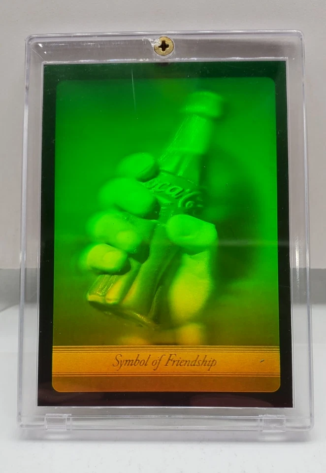 COLECCIONAR-UNA-TARJETA - TARJETA INSERTADA HOLOGRAMA COCA-COLA 3D (1995) SÍMBOLO DE AMISTAD Foto 2 de 4