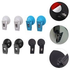 8Pcs Creative Suction Type Car Clamp Clips Durable PVC ABS Ticket Holder