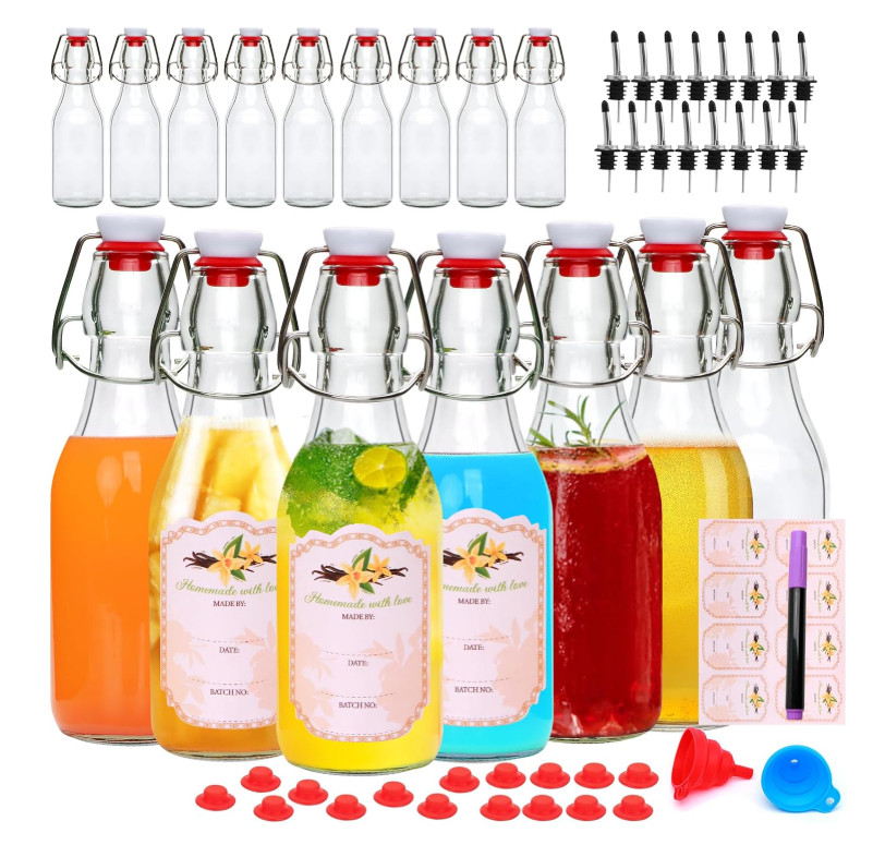 With Stoppers With Capsflip Top Beer Bre...