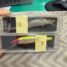 Megabass VISION ONETEN MG Wakasagi & VISION 95 HACHIRO-BONE 2pcs Set Unused Lure
