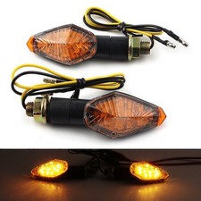 Universal Motor Mini Amber Turn Signal Lights 12V LED Indicator Lamp for Harley