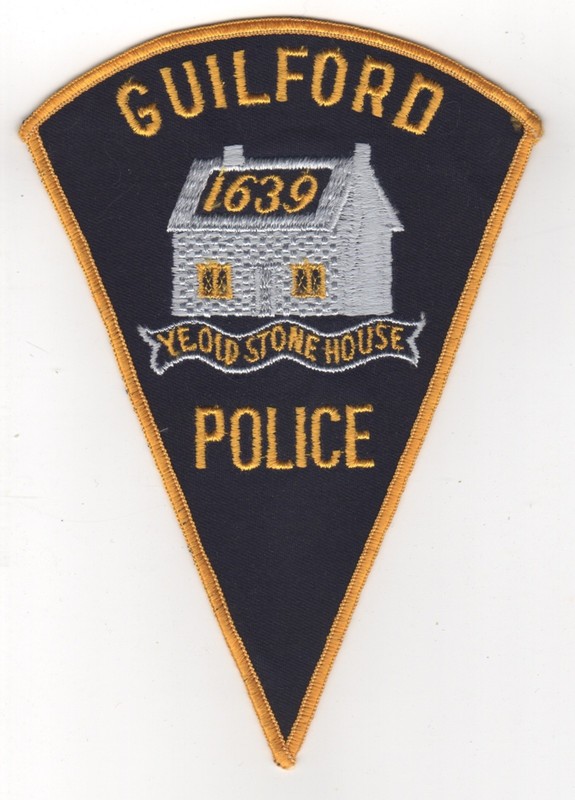 Guilford (Connecticut) Police Patch, FREE shipping, Qty DISCOUNTS!