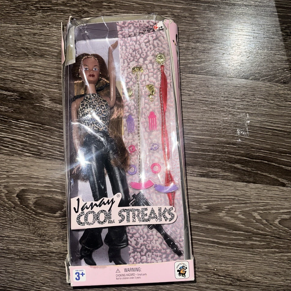 Vintage Integrity Janay Cool Streaks Doll Barbie Style African American 2001 - Image 2 of 4