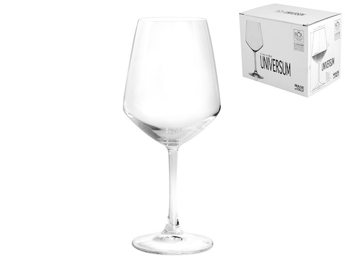 Pack of 6 glass 'universum' glasses Cl 55