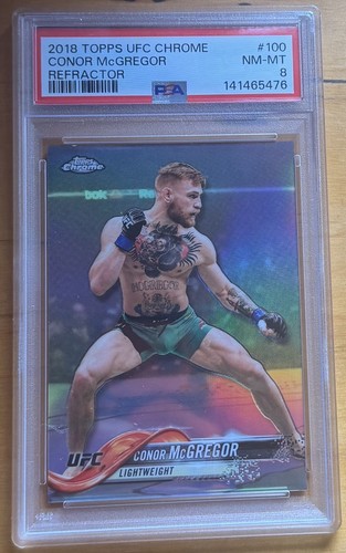 2018 Topps Chrome UFC Conor McGregor #100 Refractor