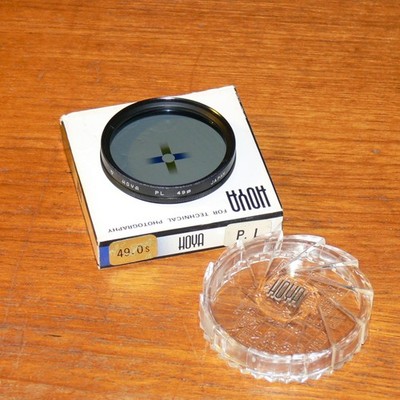 49mm HOYA PL Polarisator POLARISATIONSFILTER mit Case & Box