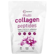 Multi Collagen Peptides, Unflavored, 2 lb (907 g)