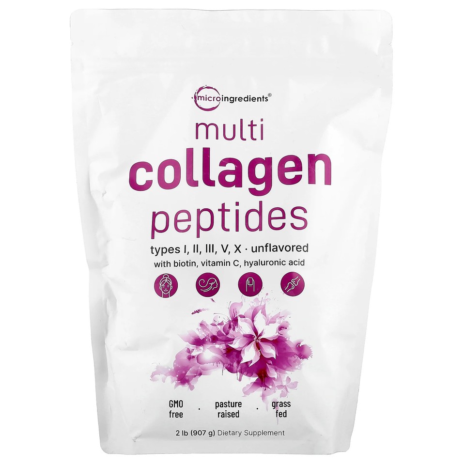 Multi Collagen Peptides, Unflavored, 2 lb (907 g)