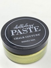 Chalkology Paste Chalk Couture Shimmer Olive Washable Paste 3 fl oz
