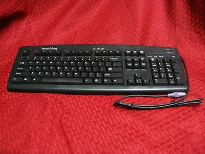 eMachines KB-9908 PS/2 Wired Keyboard w Utility Keys