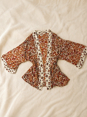 Floral Lightweight Kimono Hippie Boho