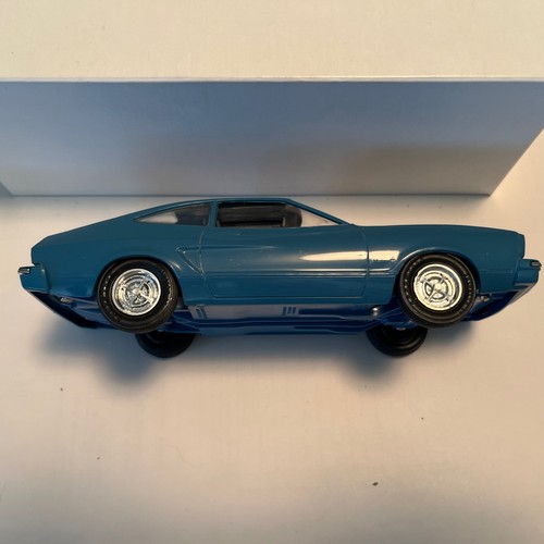 1974 Ford Mustang II Plastic Promo Model 1/25 Scale Grabber Blue - Picture 10 of 13