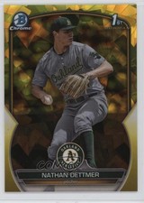 2023 Bowman Chrome Draft Sapphire Edition Yellow 13/75 Nathan Dettmer 0b6c