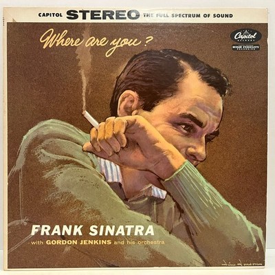 FRANK SINATRA - Where Are You? (1960) - 12'' Vinyl Record LP - EX