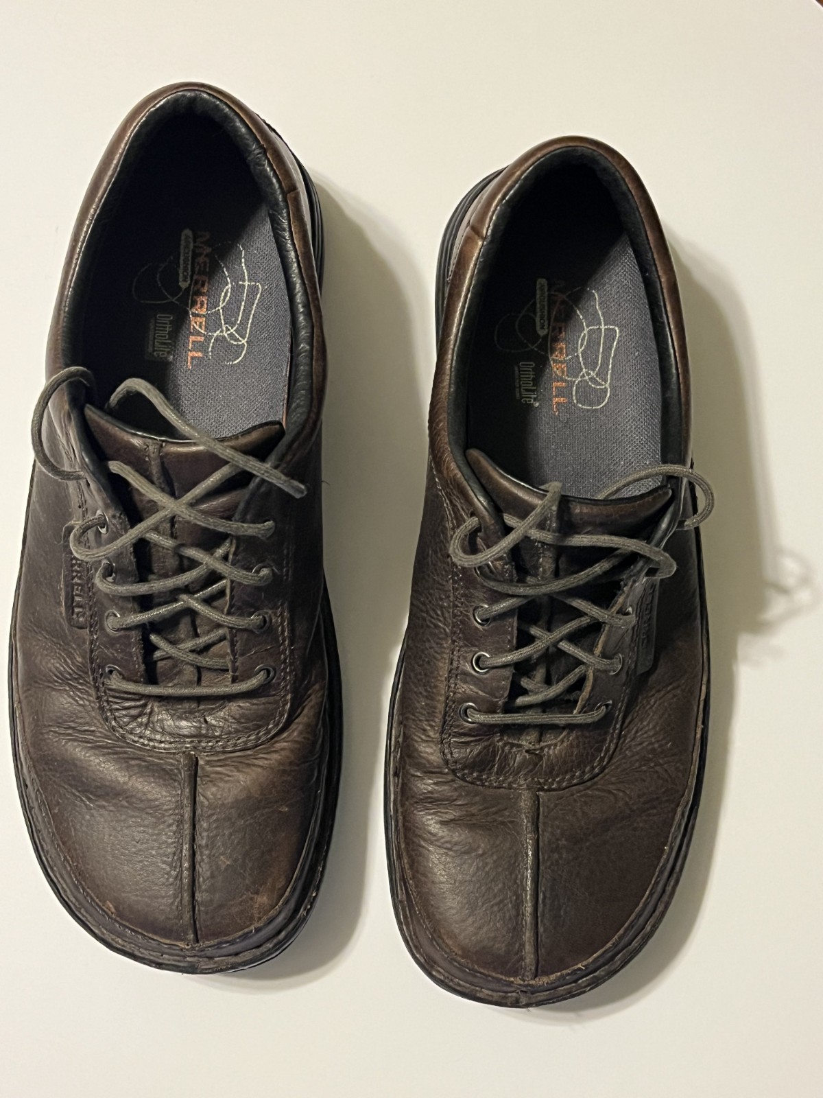 Merrell Sojourn Redwood Performance Footwear Lace up Brown Mens US 9.5 Shoes