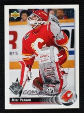 2019-20 Upper Deck 1992-93 Upper Deck Buybacks 1/1 Mike Vernon #112 HOF 7ez