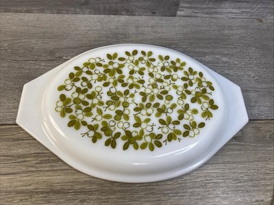 Vintage Pyrex Verde Green Olives Replacement  Lid #945-C Lid Only