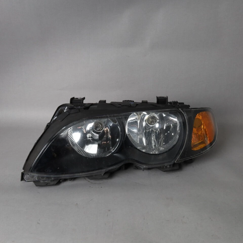 2002-2005 BMW 325i 330i Sedan Left Headlight 63126910963 OEM Used NOTE - Image 2 of 4
