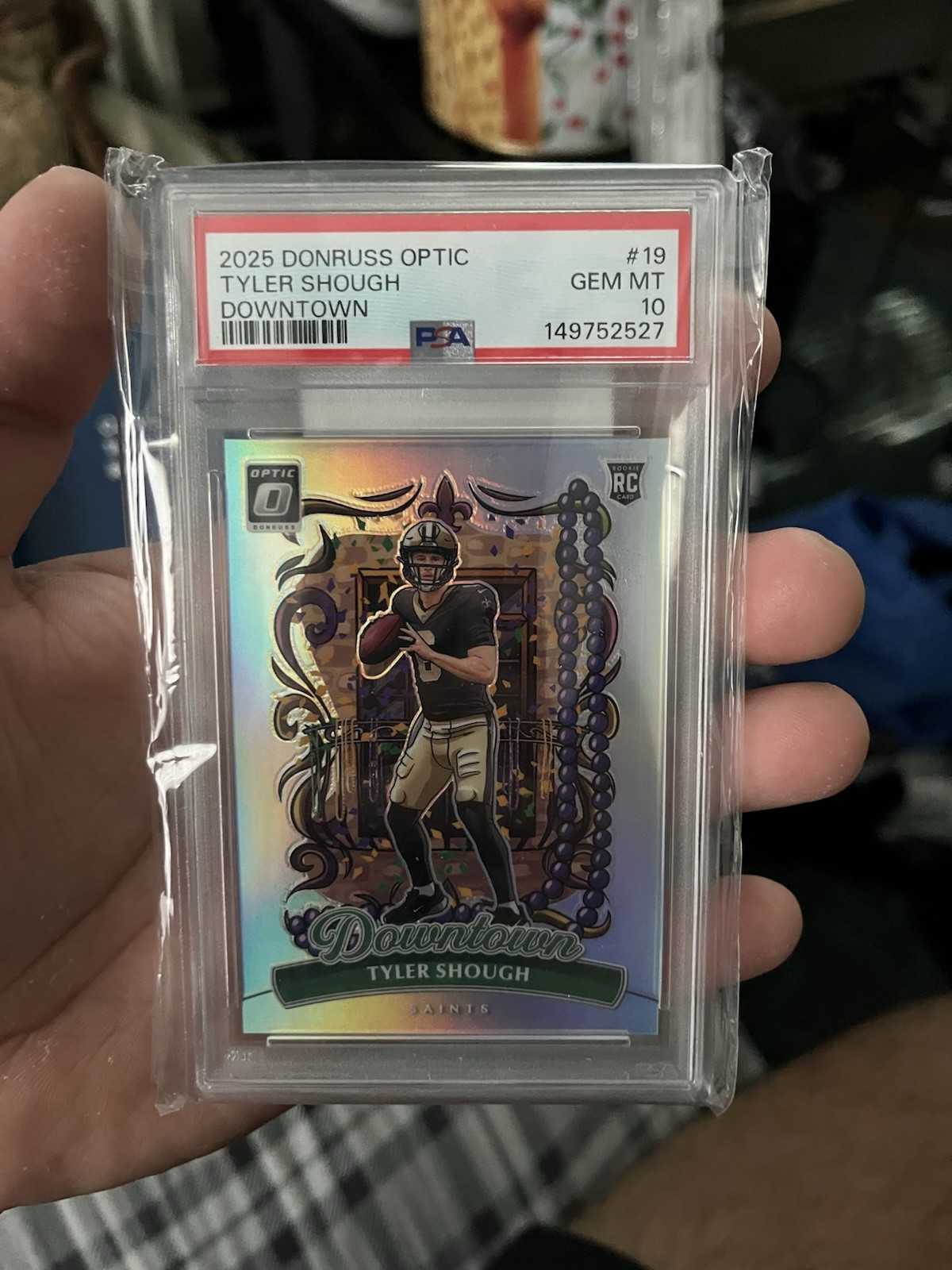 Tyler Shough Panini Donruss Optic Downtown #19 Base