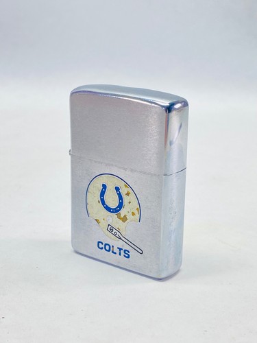 Vintage 1972 Baltimore Colts NFL Zippo Lighter Football Helmet Indianapolis