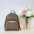 MICHAEL KORS JAYCEE XS MINI CONVERTIBLE BACKPACK MK SIGNATURE - ONE SIZE - BROWN