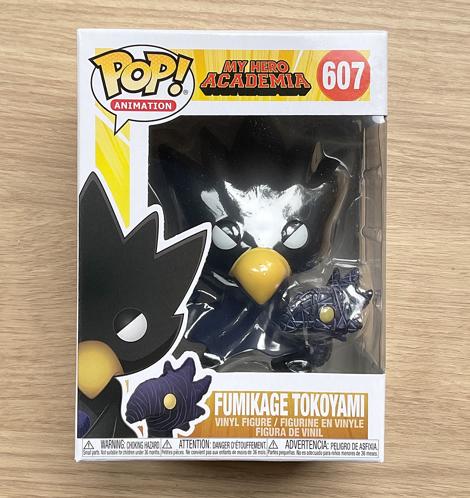 Funko Pop My Hero Academia Funikage Tokoyami #607 + Protector Gratis