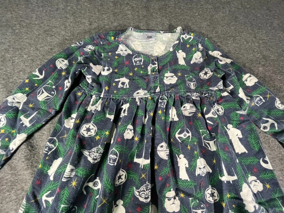 Camisón Hanna Andersson Niñas Star Wars Verde Talla 10 (140CM) Foto 3 de 4