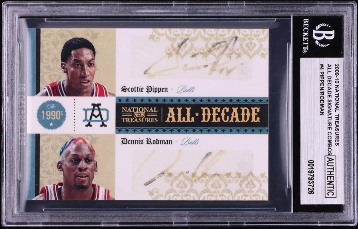 Panini Scottie Pippen Basketball Autographed Sports Trading Cards