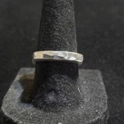 Vintage Hammered Sterling Silver Stackable Ring Size 6.25 Made In Mexico Signed