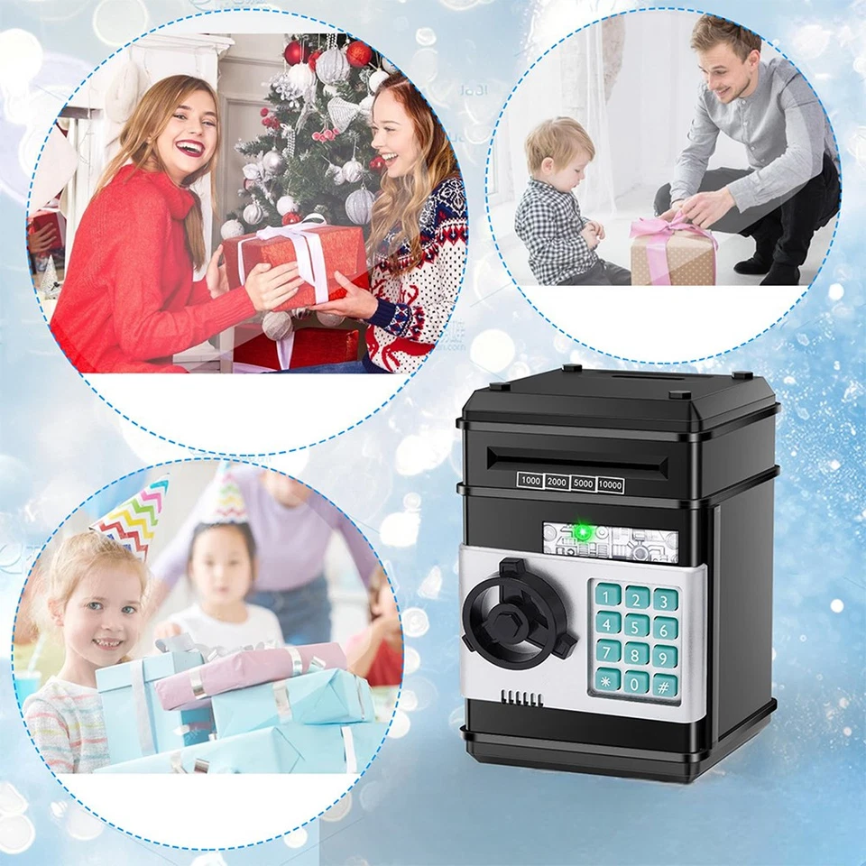 Elektronische Eurospardose ATM Geldautomat Digital Sparschwein mit PIN Spardose - Bild 4 von 4