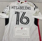 FC Dallas TSIKI NTSABELENG Signed Match Used Soccer Jersey 2024 Season WHITE