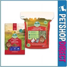 Oxbow Essentials Adult Rabbit Food 2.25kg + Western Timothy Hay 1.13kg COMBO