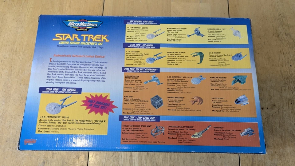 Micro Machines Star Trek Limited Edition Collector's Set 16 PCs - Image 2 of 4