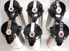 LOT OF 6 Curtis Thermal Airpot 2.2L USED In Good Conditions