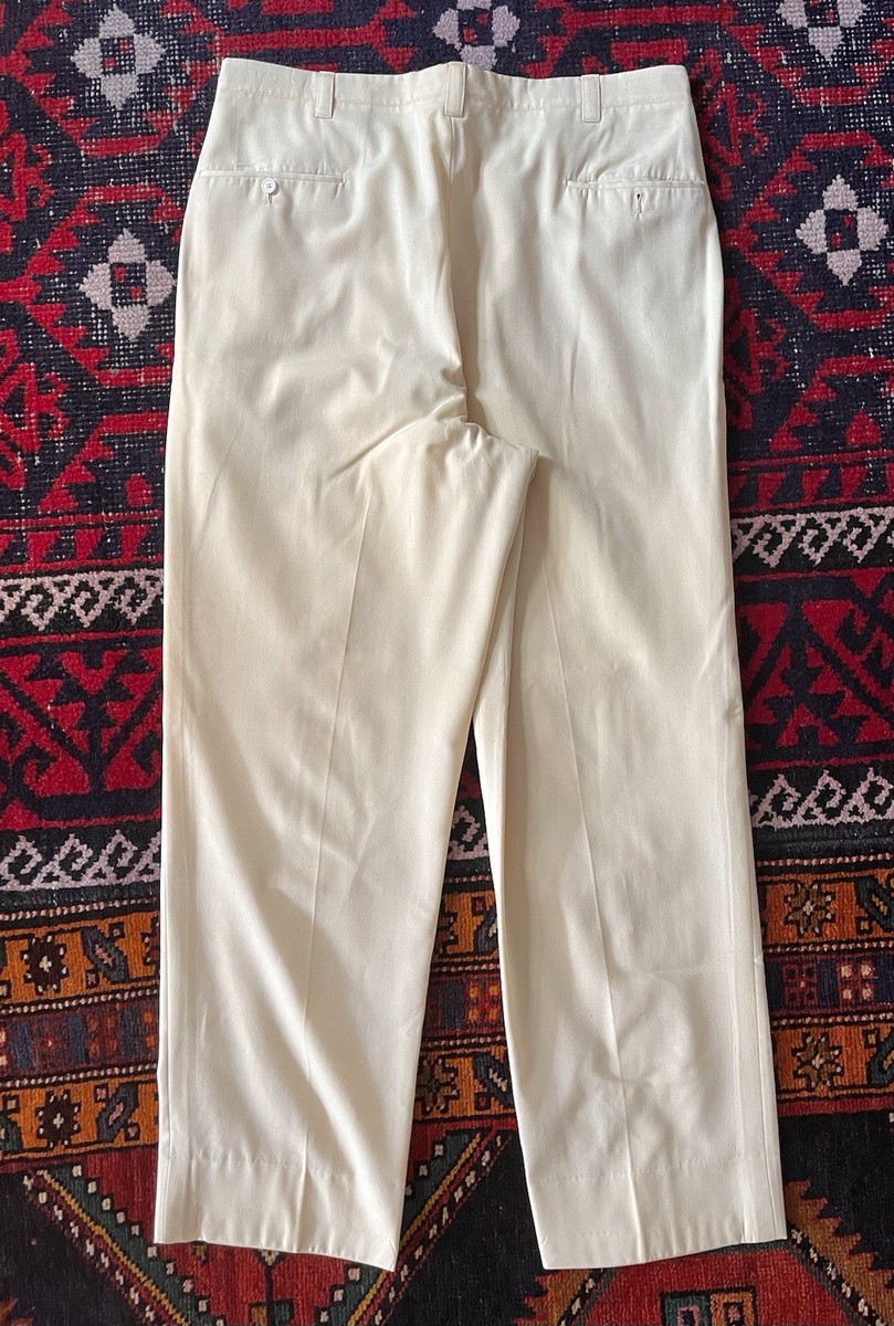 パンツ 50s vintage wool stripe wide slacks gray 50s vintage wool stripe wide slacks gray