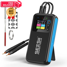 SEESII Battery Spot Welder: Continuous Welding Function, 8.0Ah Blue