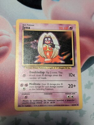 1999 jynx pokemon card value Base Set Unlimited #31 CGC 8.5 it is no longer Asleep. Jynx Pokemon Card 31/102. Ear