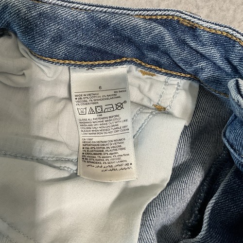 Jeans donna Old Navy vita media Rockstar super skinny effetto invecchiato taglia 6 - Foto 7 di 10