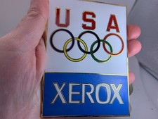 Olympic Memorabilia Barcelona 1992 Xerox Huge Vintage Tack Pin T-3095