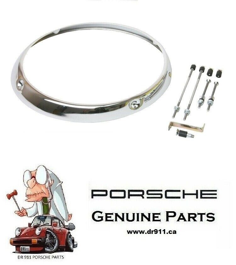 Porsche 911 headlight ring H4 Headlight Trim Ring 91163110204 fits 68