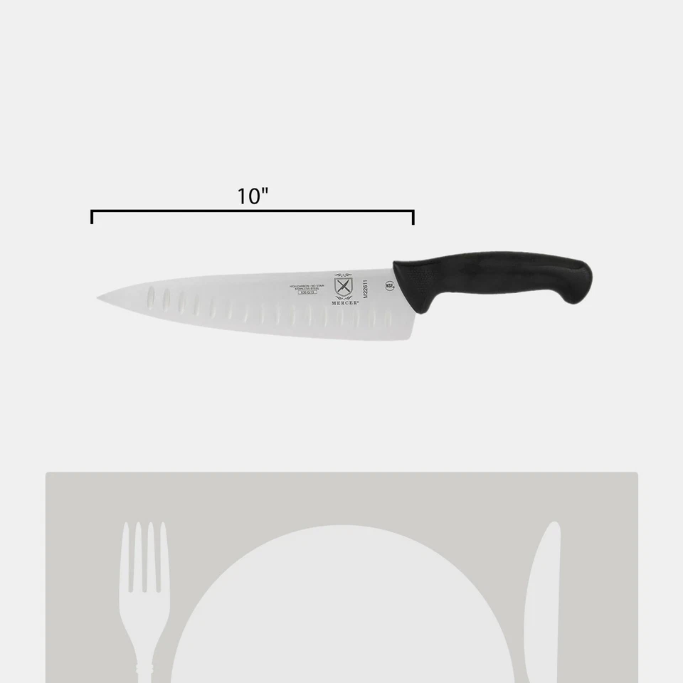 Mercer Culinary M22611 Millennia® 10" Chef Knife with Granton Edge - Image 3 of 3