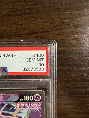 PSA 10 Mew V SR SA 106/100 S8 Fusion Arts 2021 Pokemon Card PSA 10 Mew V SR SA 106/100 S8 Fusion Arts 2021 Pokemon Card