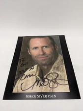 Mark Sivertsen Actor 8x10 Hand Signed Press Photo "Just In Case"