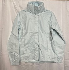 Swiss Tech Water Resistant Insulated Rain Jacket Women's Small 4/6 Light Blue
