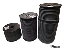 6mm - 8mm - 10mm Black Shock Cord - Bungee Cord - Elastic - Choose Size & Length